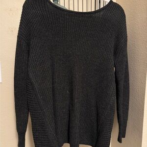 Cozy Black Knit Sweater
